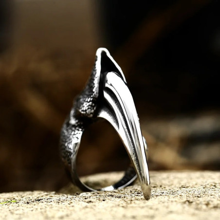 Bague Aigle THE RAPTOR | Anneau Serre d’Aigle Gothique