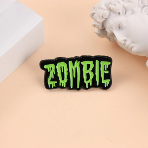 Pins Broche Horreur “Zombie Infection Verte”