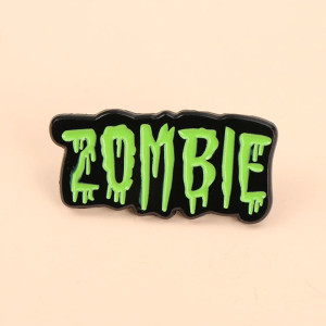 Pins Broche Horreur “Zombie Infection Verte”
