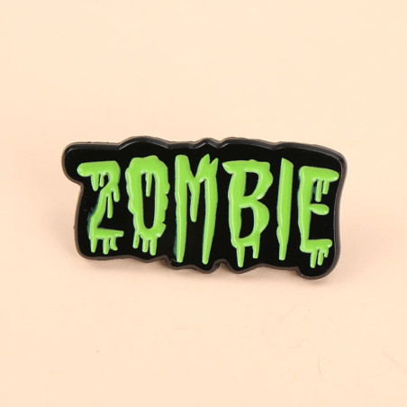 Pins Broche Horreur “Zombie Infection Verte”