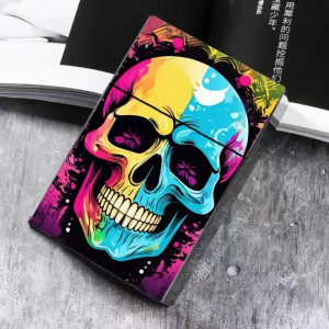 Étui à Cigarettes Tête de Mort Skull Fusion Néon