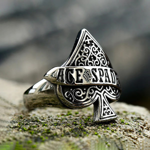 Bague Rock “As de Pique Royal”