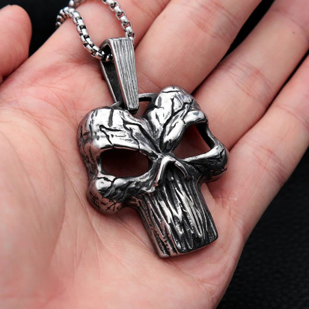 Collier Tête de Mort "Vengeur des Ombres"