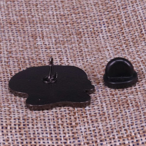 Vue Arrierre Pins Broche Tête de Mort “Crâne aux Mille Regards”