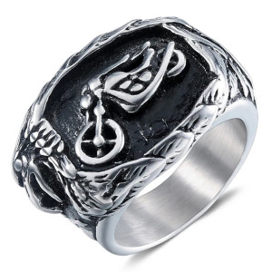 Avant Bague Motard “Aigle du Rider Fantôme”