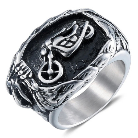 Avant Bague Motard “Aigle du Rider Fantôme”