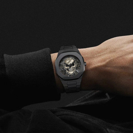 Vue portee Montre Tête de Mort « L'Heure du Dernier Regard »