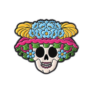 Pins Tête de Mort Mexicain “Calavera Fiesta Florale”