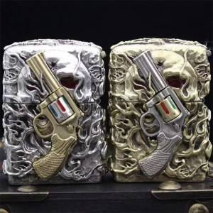 Briquet Tête de Mort Tentacules Armées “Jugement Abyssal” - 2 couleurs au choix !