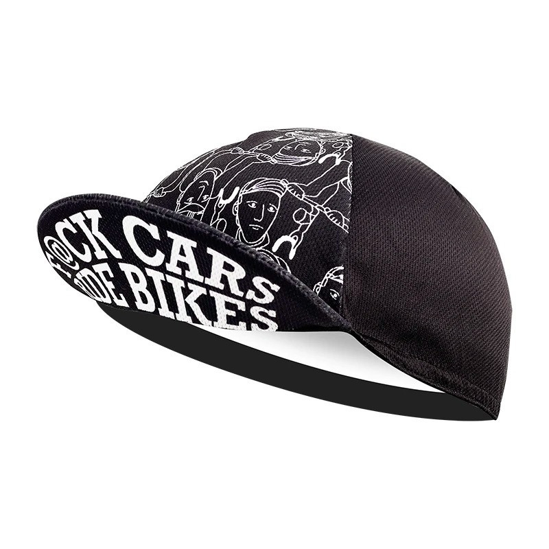 Casquette de Cyclisme Tête de Mort Crâne Metallique Fuck Cars modele 2