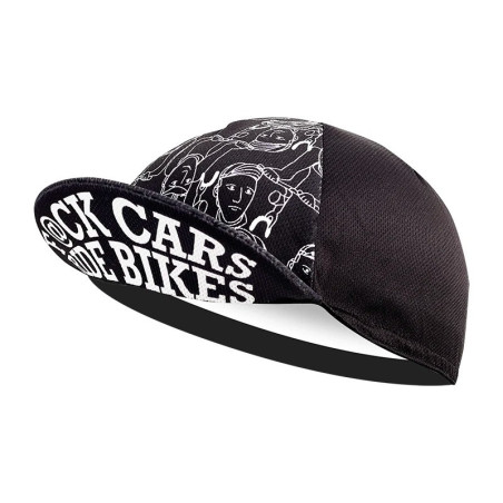 Casquette de Cyclisme Tête de Mort Crâne Metallique Fuck Cars modele 2