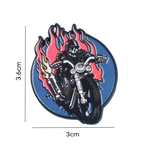 Dimensions Pins Tête de Mort Rider Ghost Rider aux Flammes Infernales