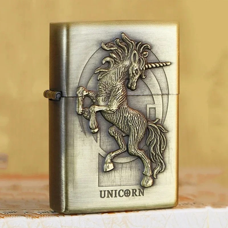 Briquet Licorne Mystique Gravure Vintage “Unicorn”