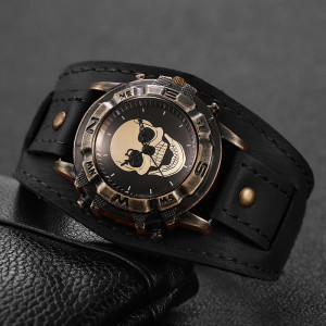 Montre Tête de Mort Bracelet de Force
