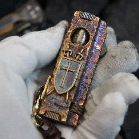 Briquet Chevalier Croisé “Flamme Sacrée”