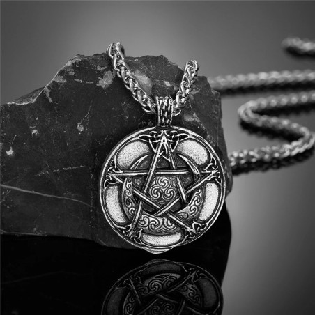 Collier Viking Arbre de Vie Yggdrasil Gardien des Mondes Modele 2