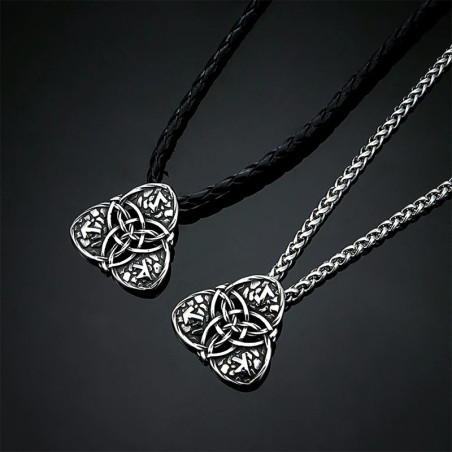 Collier Viking Triskel Runique des Trois Destins - 2 versions au choix !