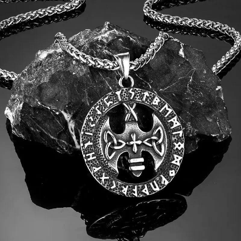 Collier Viking Hache Runique Cercle des Anciens Modele 1