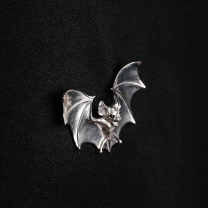 Broche Gothique Chauve-Souris