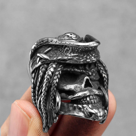 Bague Pirate Tête de Mort Capitaine