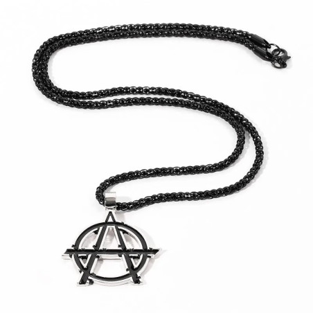 Collier Symbole Anarchiste Punk