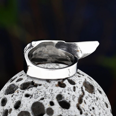 Bague Tête de Mort Ailée