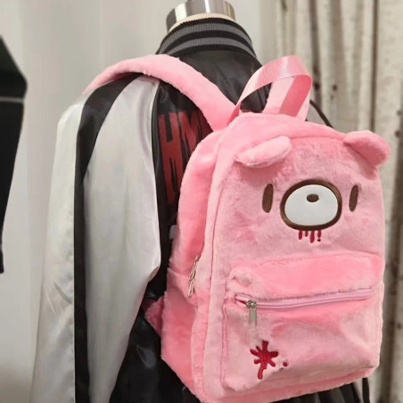 Sac à Dos Kawaii Gothique "Ourson Blessé en Peluche"