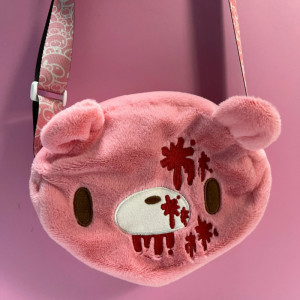 Avant Sac Bandoulière Kawaii Gothique "Ourson Ensanglanté"