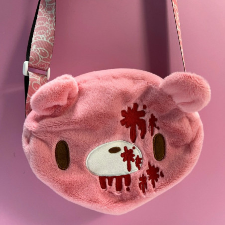 Avant Sac Bandoulière Kawaii Gothique "Ourson Ensanglanté"