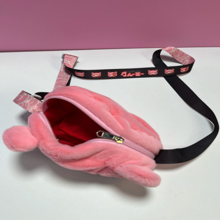 Vue detaille Sac Bandoulière Kawaii Gothique "Ourson Ensanglanté"