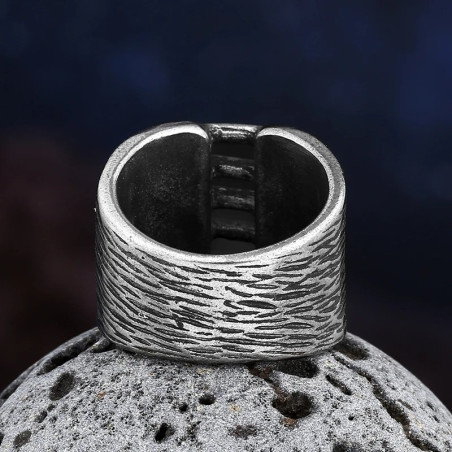 Vue Arrierre Bague Gothique Sutures