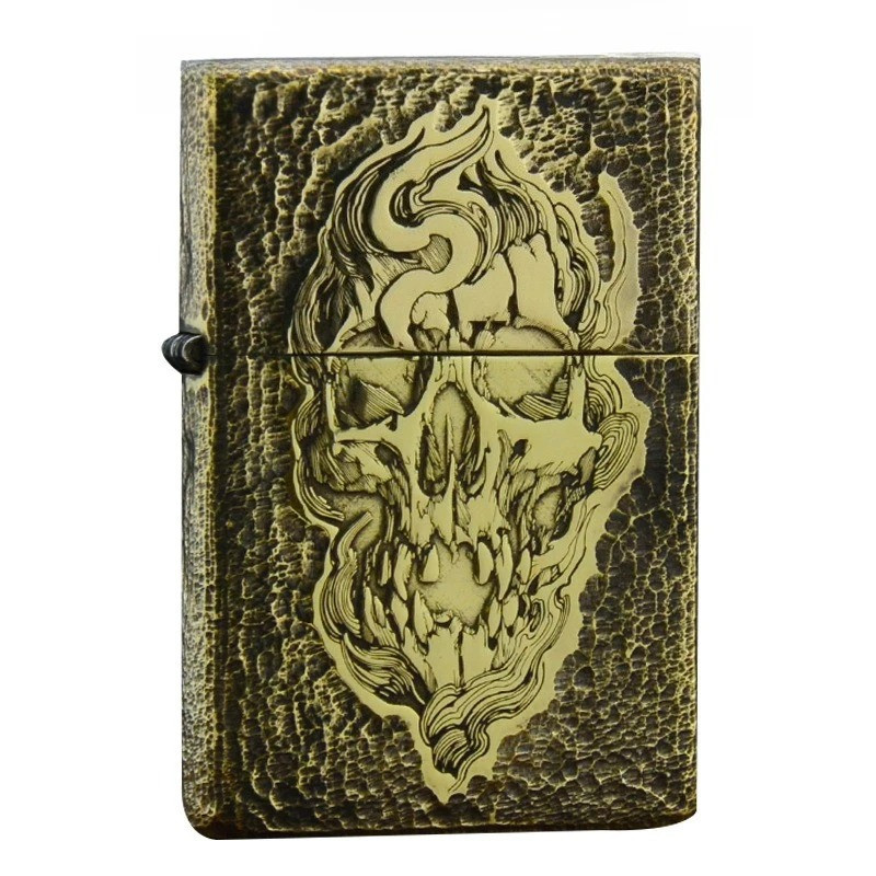Briquet Tête de Mort Crâne Enflammé “Esprit Infernal”