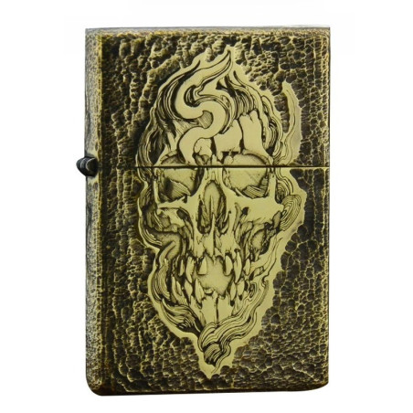 Briquet Tête de Mort Crâne Enflammé “Esprit Infernal”