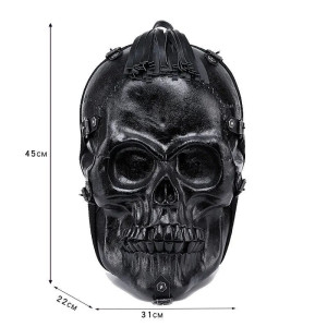 Dimensions Sac à dos Tête de Mort "Titanium Crust" Couleur  Noir