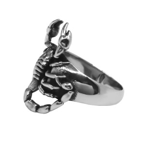 Vue Laterale Bague Scorpion