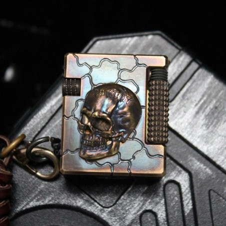 Briquet Tête de Mort Crâne “Cowboy Rebelle”