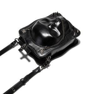 Vue Laterale Sac bandoulière Tête de Mort "Gothic Altar"