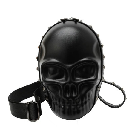 Sac Tête de Mort Skull Rigide "Le visage de l'insoumission" Couleur Noir