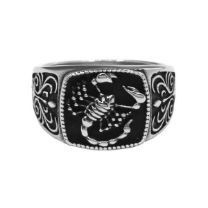 Bague Chevalière Scorpion