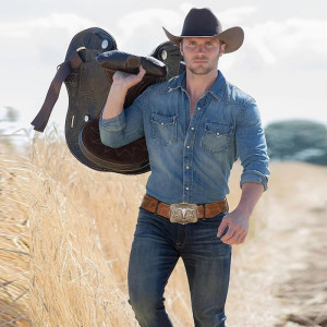 Vue Portee Ceinture Tête de Mort Western « Crâne Longhorn du Désert » - 3 modèles au choix !
