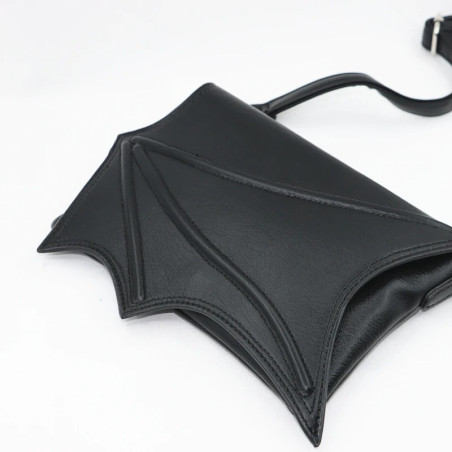 Sac Bandoulière Ailes de Chauve-Souris "L'élégance silencieuse de la nuit"