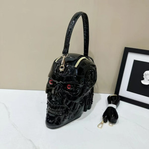 Sac Tête de Mort Cyborg "L'héritage d'une machine immortelle" - Couleur Noir