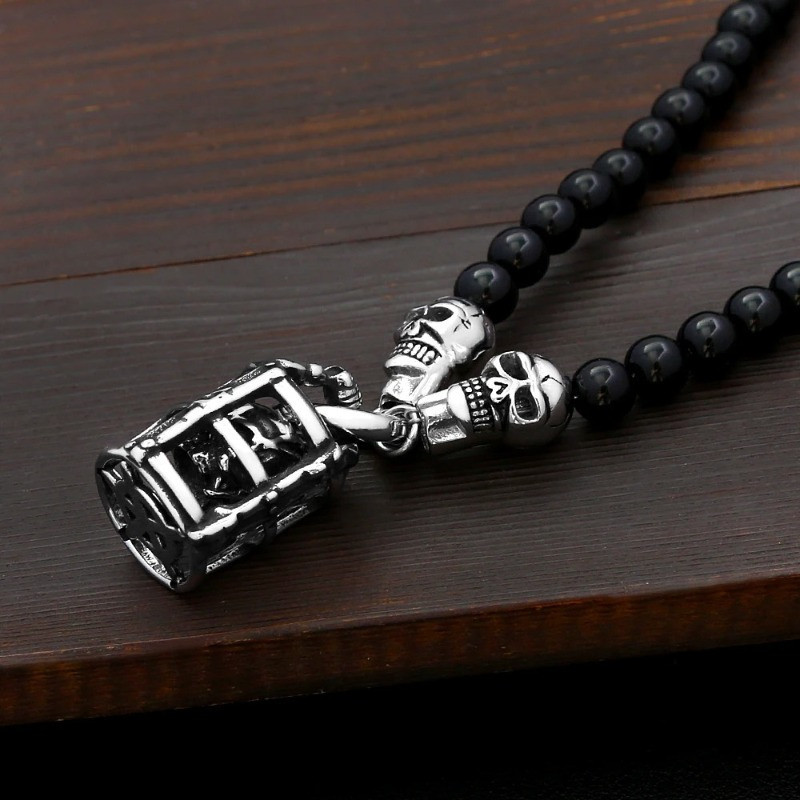 Collier Tête de Mort « Le Crâne des Enfers »