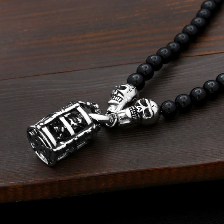 Collier Tête de Mort « Le Crâne des Enfers »