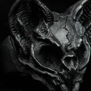 Magnifique Bague Tête de Mort Crâne de Chauve-Souris