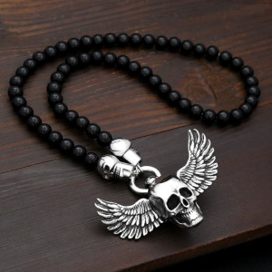 Collier Tête de Mort « Le Crâne en Cage »