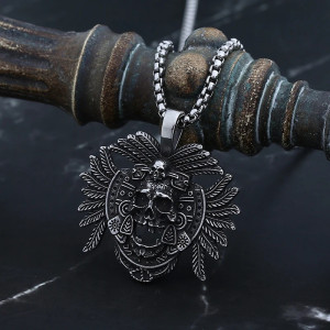 Collier Tête de Mort « Le Chef des Ombres »