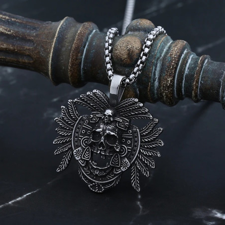 Collier Tête de Mort « Le Chef des Ombres »