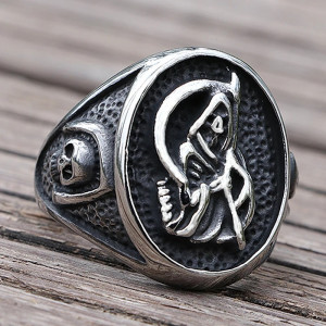 Bague Tête de Mort « La Grande Faucheuse »
