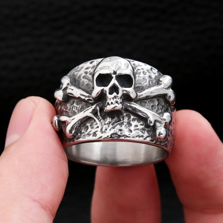 Bague Tête de Mort « Pirate Corsaire »